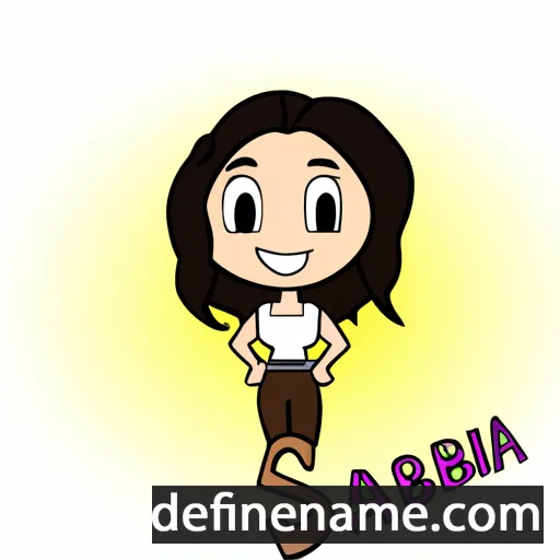 cartoon of the name Sabrina