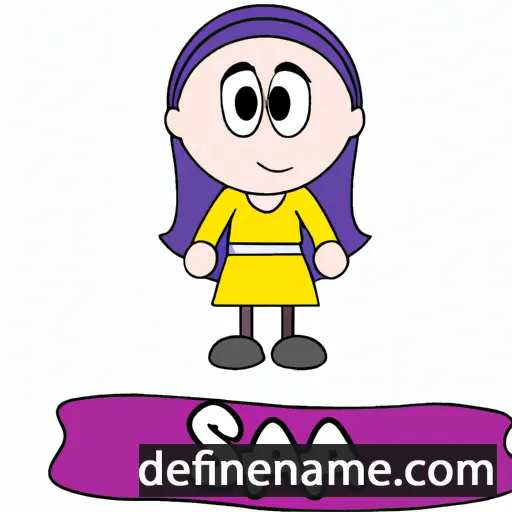 cartoon of the name Safaa