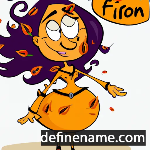 cartoon of the name Saffron