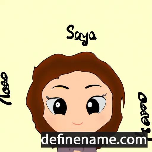 Safiya cartoon