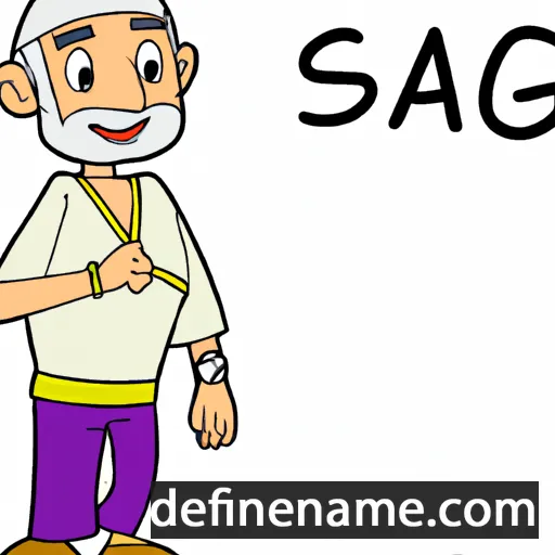 cartoon of the name Sagi