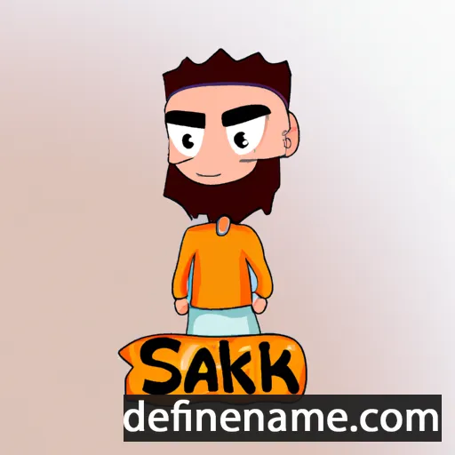 cartoon of the name Sahak