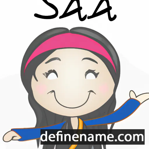 Sahsa cartoon