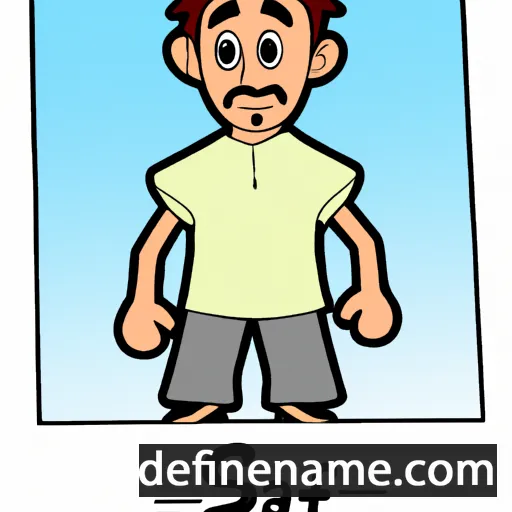 cartoon of the name Saif