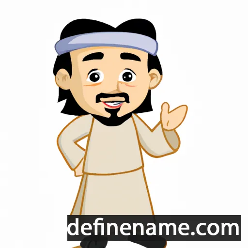 cartoon of the name Saif al-Din