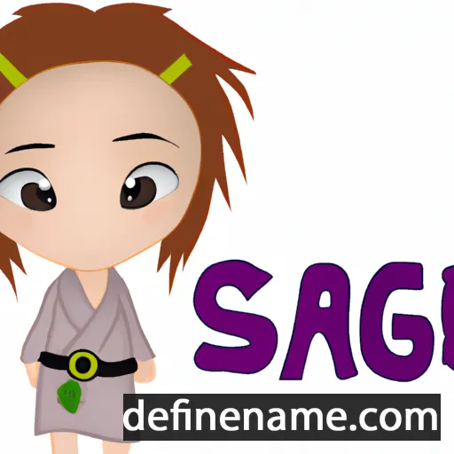 Saige cartoon