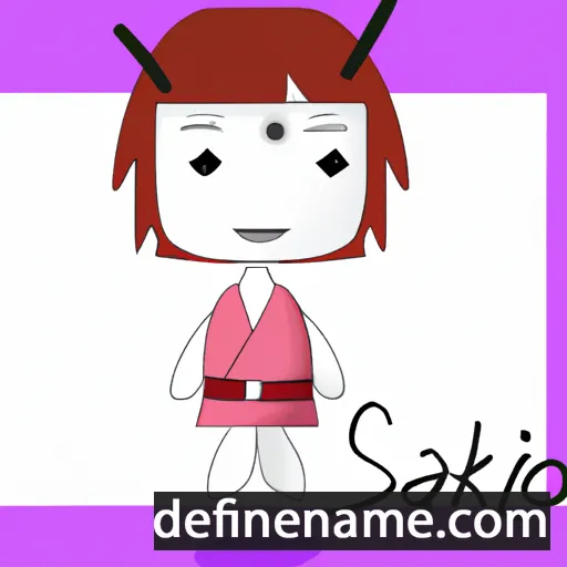 cartoon of the name Sakiko