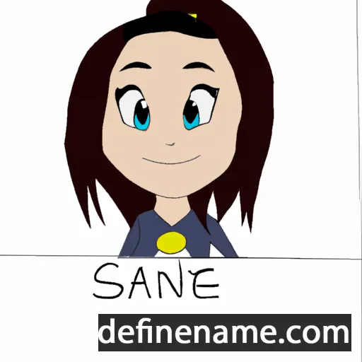 cartoon of the name Sakine