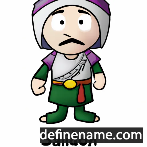 cartoon of the name Saladin