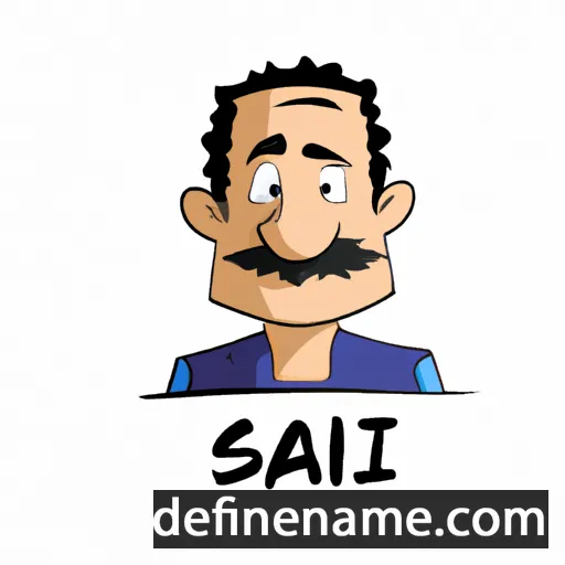 cartoon of the name Salih