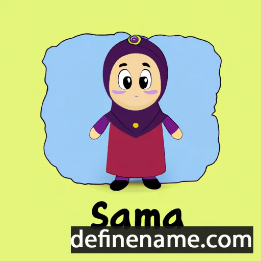 cartoon of the name Salima