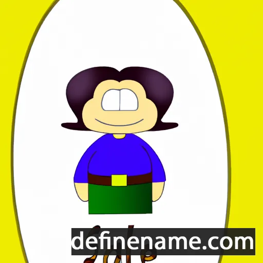 cartoon of the name Salme