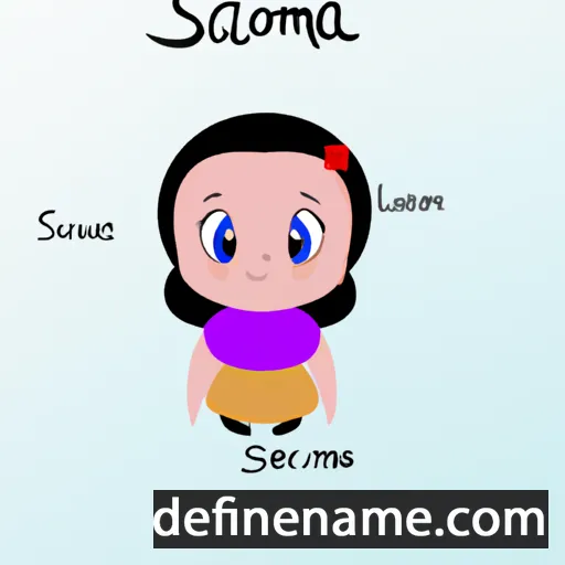 cartoon of the name Salomea