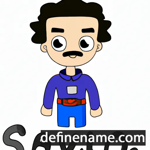 cartoon of the name Salvador