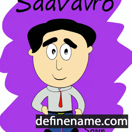 cartoon of the name Salvatore