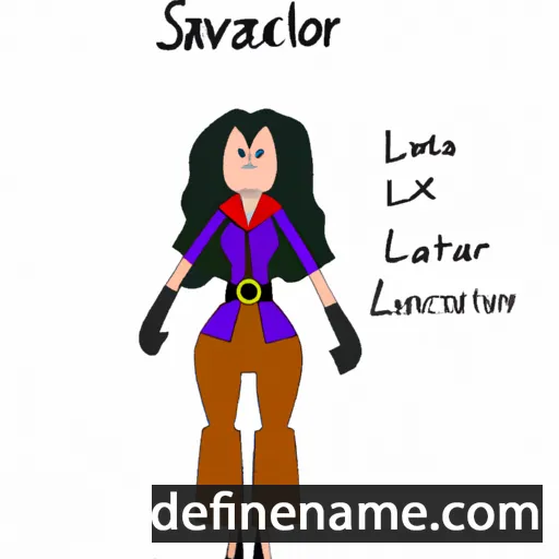 cartoon of the name Salvatrix