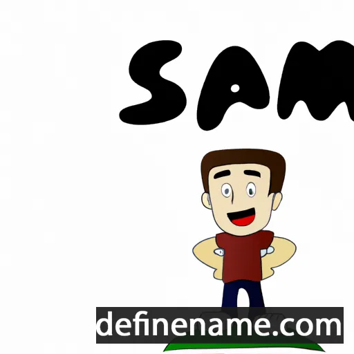 cartoon of the name Sam