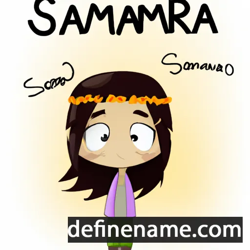 cartoon of the name Samara