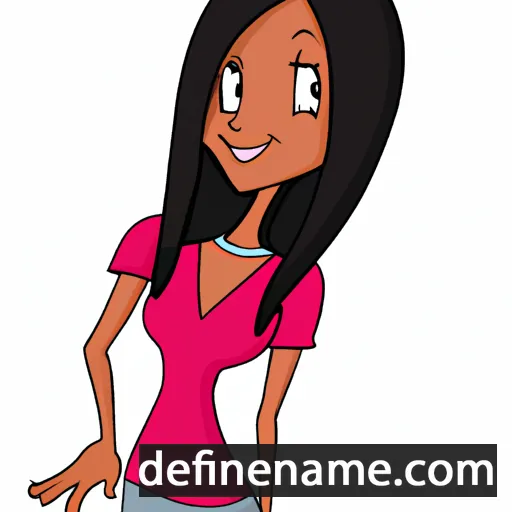 cartoon of the name Sameera