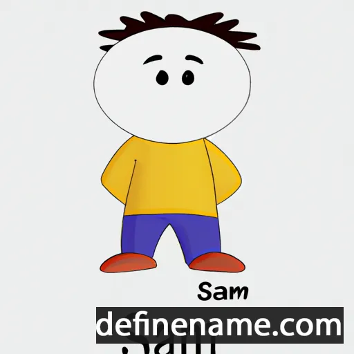 cartoon of the name Sami