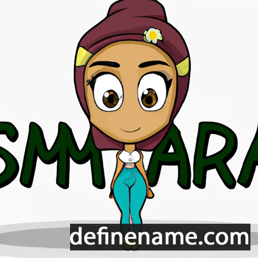 cartoon of the name Samira