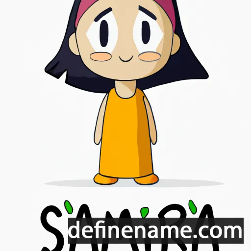 cartoon of the name Samira