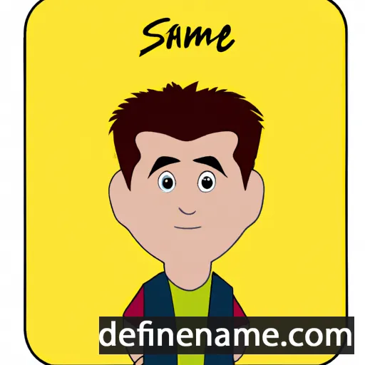 cartoon of the name Samiye