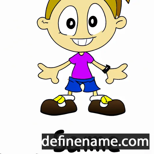 cartoon of the name Sammie