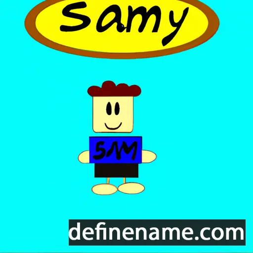 cartoon of the name Sammy