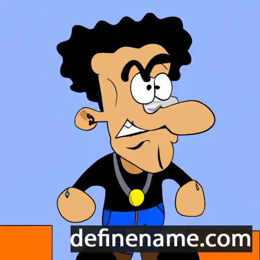 cartoon of the name Sampson