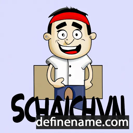 cartoon of the name Sancheriv