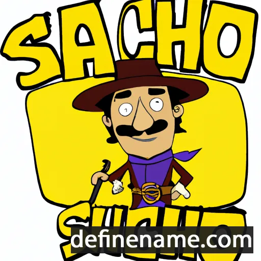 cartoon of the name Sancho