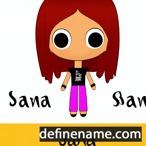 Sanja cartoon