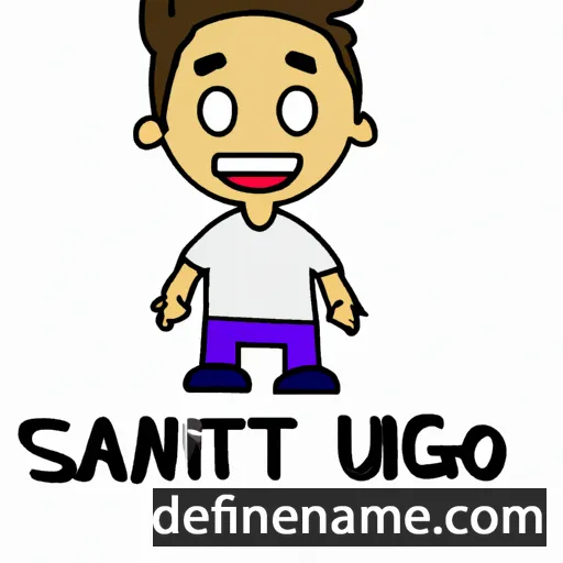 cartoon of the name Santiago