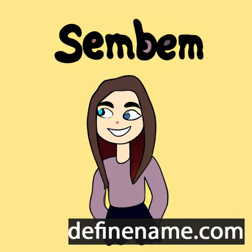 cartoon of the name Şebnem