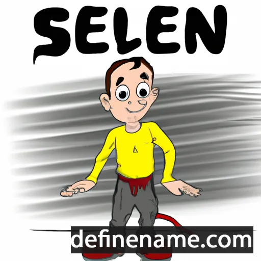 cartoon of the name Şenol