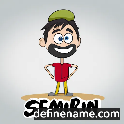 cartoon of the name Şermin