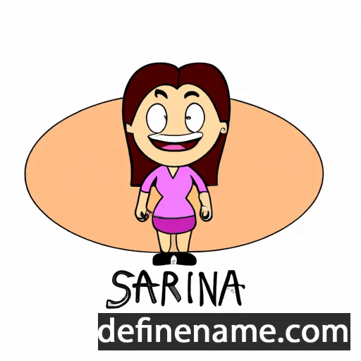 Sarina cartoon