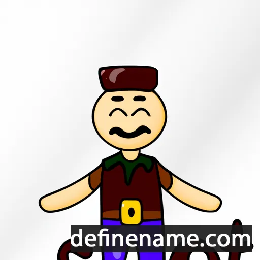 cartoon of the name Sarolt