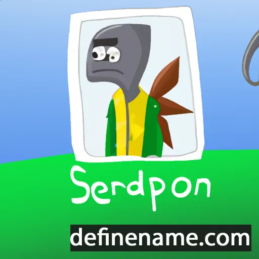 cartoon of the name Sarpedon