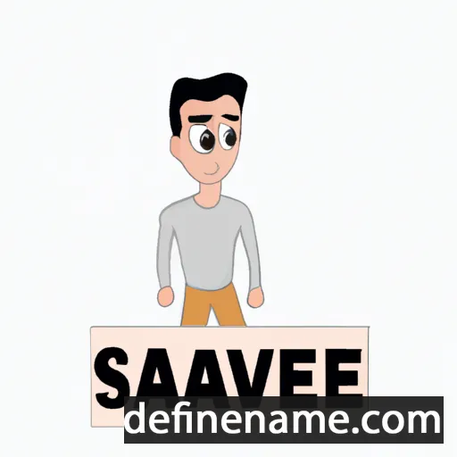 cartoon of the name Sarvesh