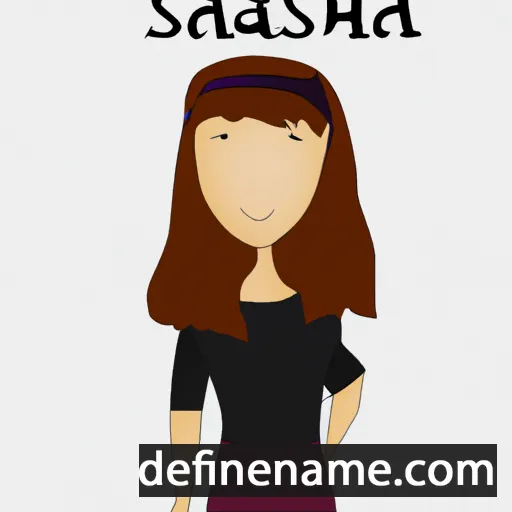 Sasha cartoon