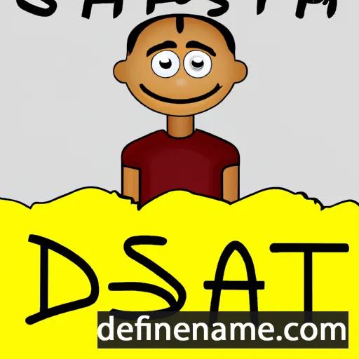 cartoon of the name Satish