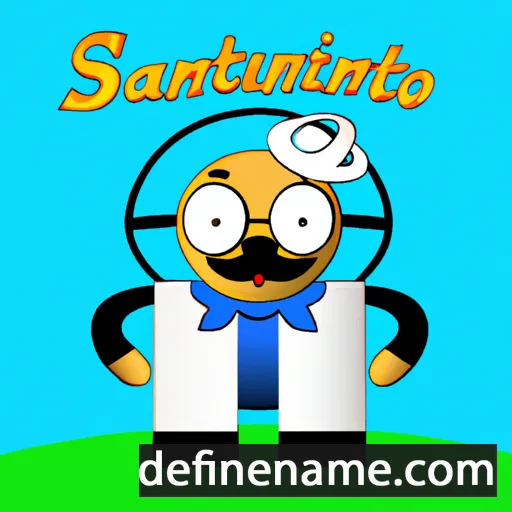 cartoon of the name Saturnino