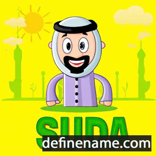 cartoon of the name Saud