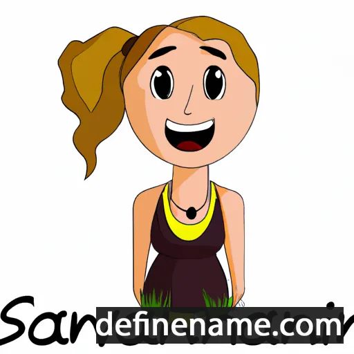 cartoon of the name Savannah