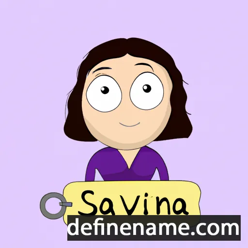 Savina cartoon