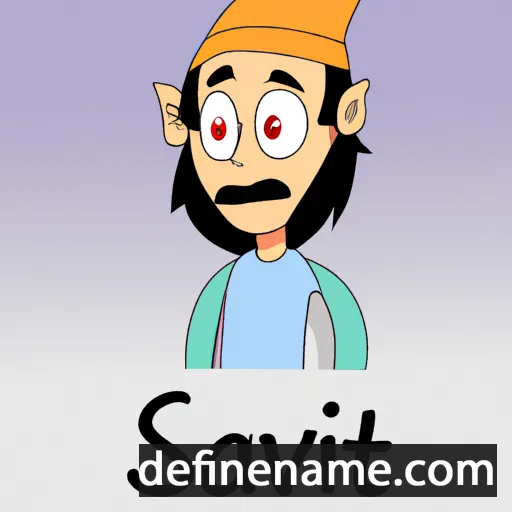 cartoon of the name Savitr