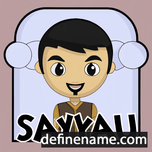 cartoon of the name Sayfullah