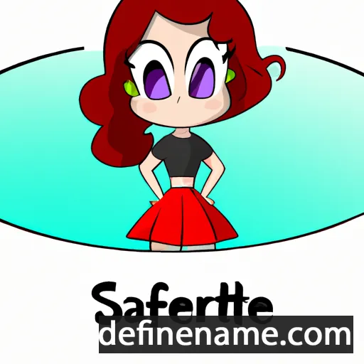 cartoon of the name Scarlette